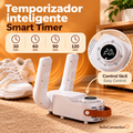 Secador de Zapatos Inteligente con Temporizador, Telescópico y Ajustable, Secado Rápido, Desodoriza, Esteriliza, Calentador de Zapatos Doméstico