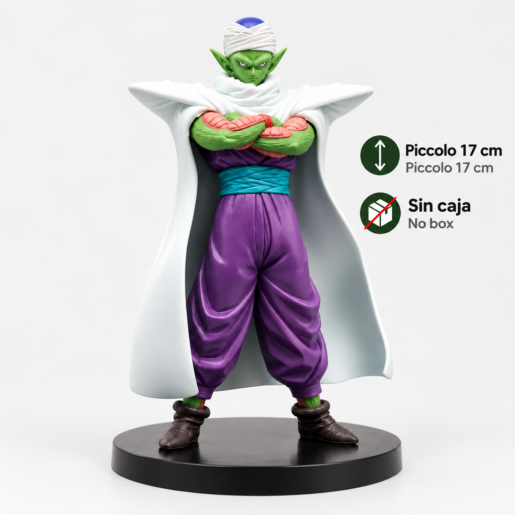 Figura de acción de Dragon Ball Z Piccolo, estatua de PVC de 17cm, Figura de acción coleccionables de PVC