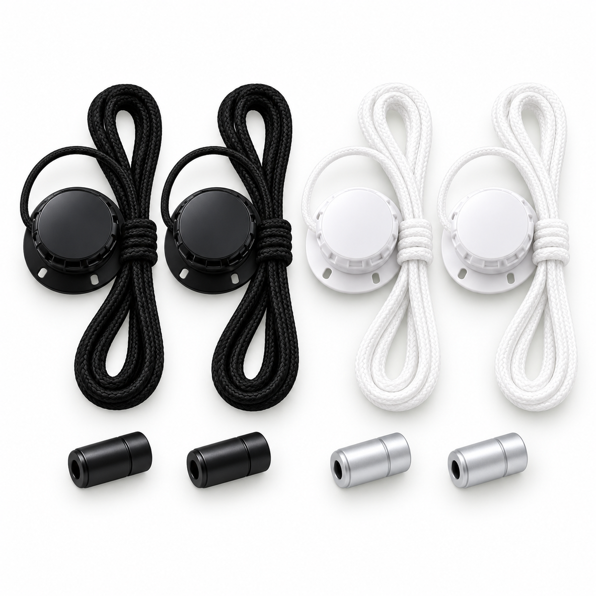 Cordones con hebilla giratoria, cordones automáticosn sin nudos para niños y adultos,