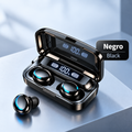 Auriculares inalámbricos F9 LED Manos Libres con Control Táctil, TWS Auriculares inalámbricos con Bluetooth 5.0, Sonido Estéreo bajos Profundos, Audífonos Deportivos